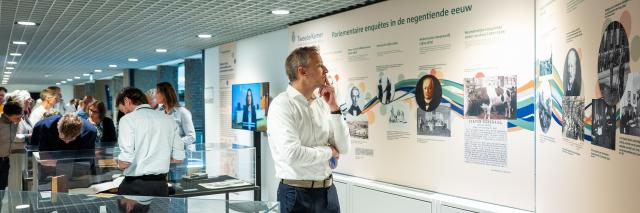 Tentoonstelling Parlementaire Enquêtes. 
