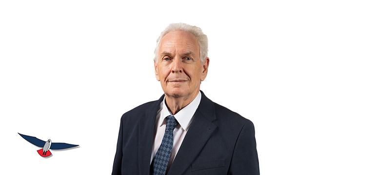 portretfoto Raymond de Roon met partijlogo PVV