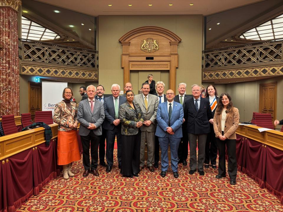 Nederlandse delegatie bij het parlement van de Benelux.