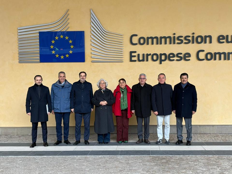 Leden van de ad-hoc-commissie Migratie OVSE PA in Brussel.