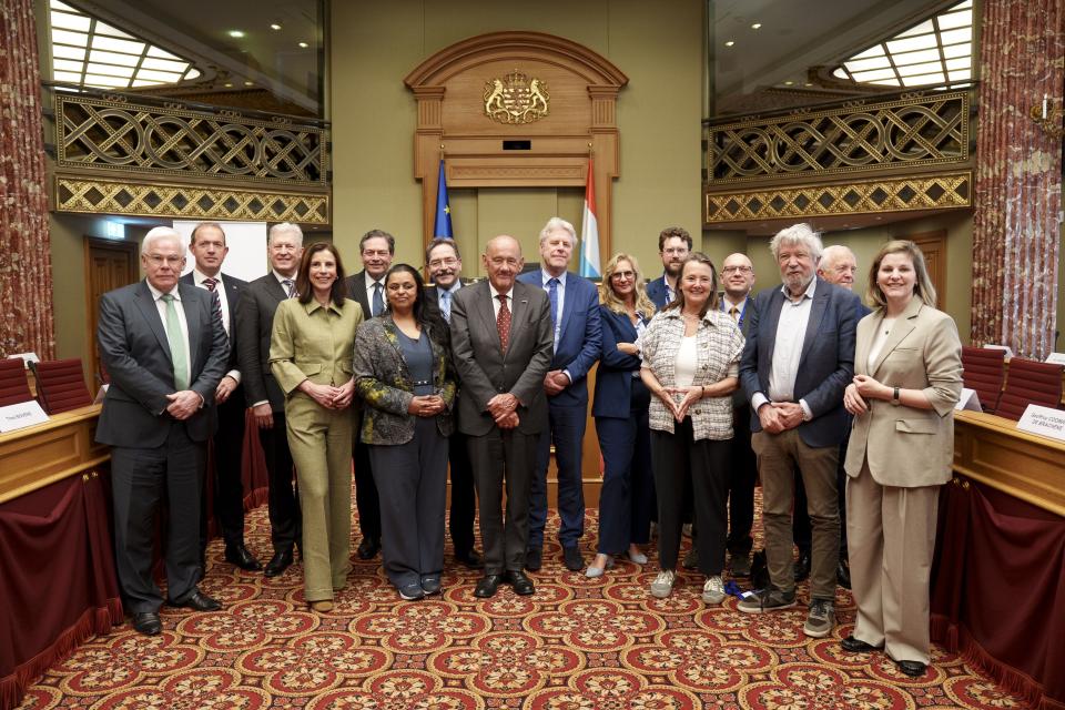 Nederlandse delegatie bij het parlement van de Benelux.