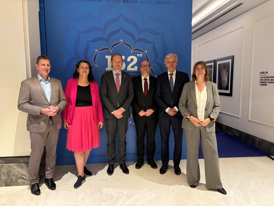 IPU delegatie in Istanboel. 