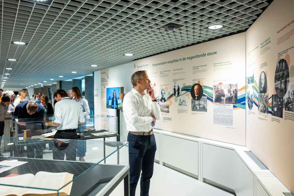 Tentoonstelling Parlementaire Enquêtes. 