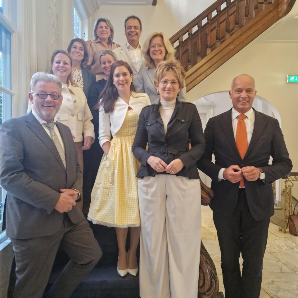 Groepsfoto Nederlandse delegatie van de PACE