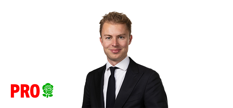 Portretfoto van Bushoff met logo PRO.