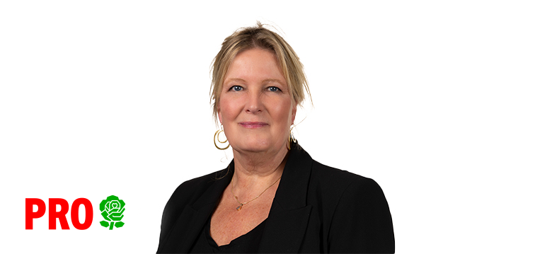 Portretfoto van Partijn met logo PRO.