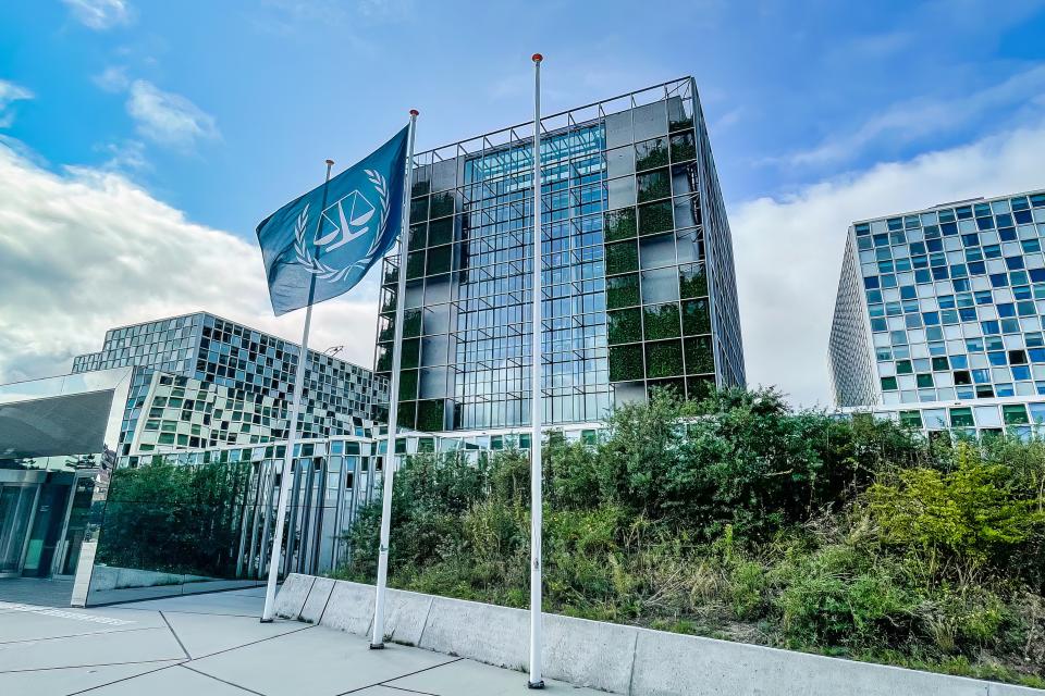 Het Internationaal Strafhof in Den Haag.