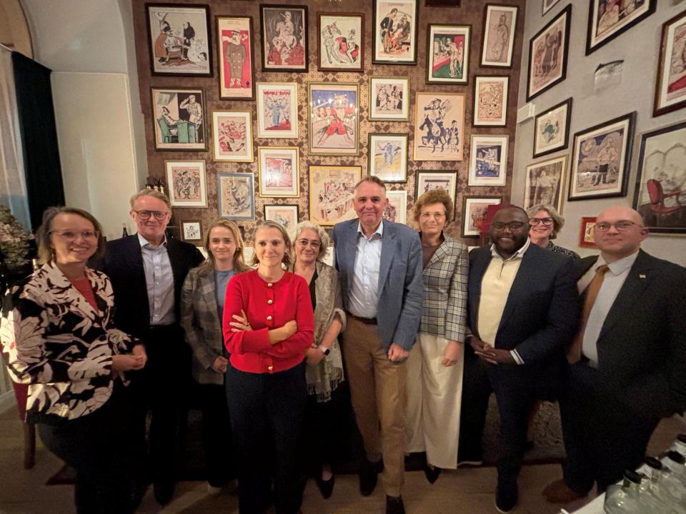 Foto delegatie met ODIHR directeu