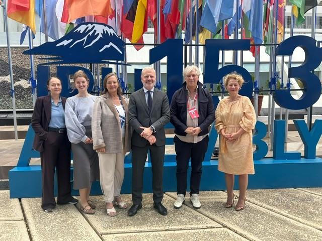 Kamerdelegatie bij 153e IPU Assemblee in Arusha