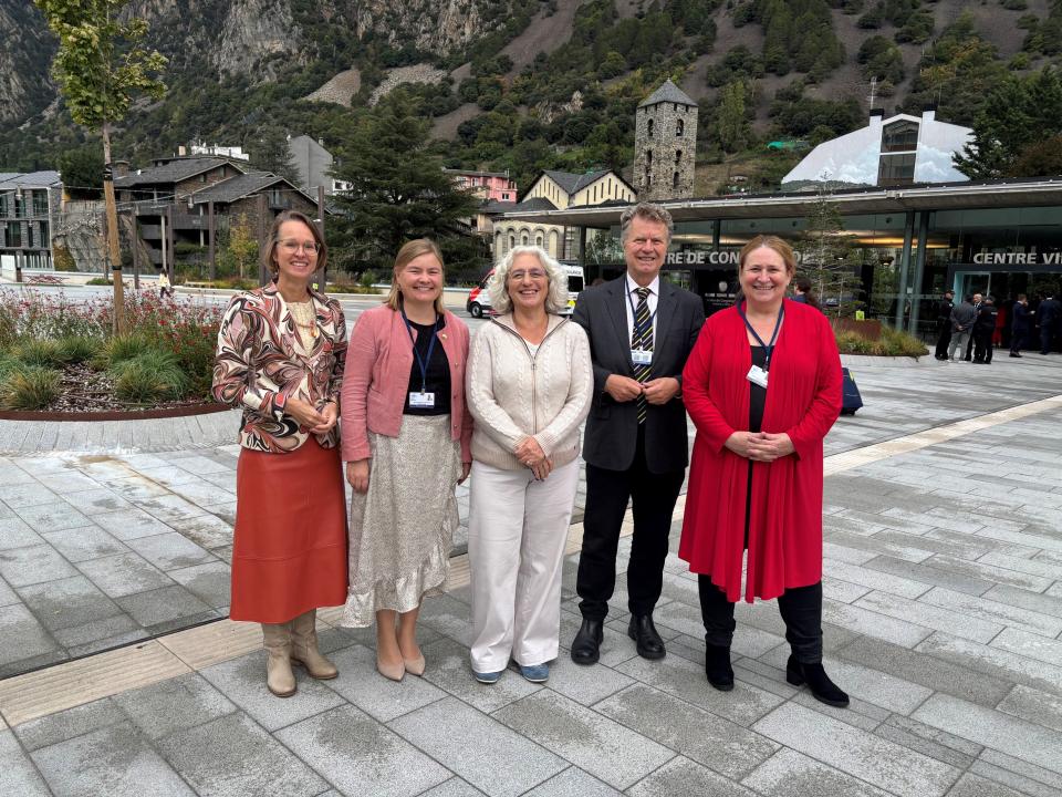 Kamerleden in Andorra voor de OVSE PA Herfstvergadering.