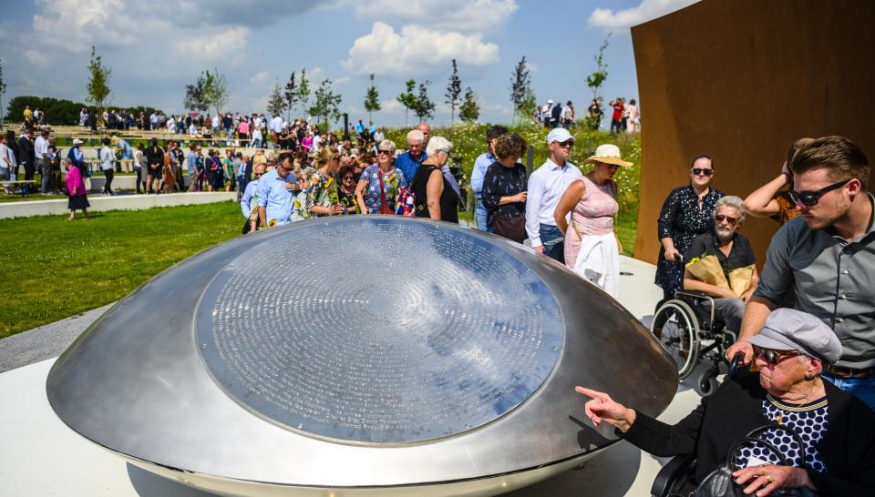 Herdenking MH17-vliegramp in Vijfhuizen