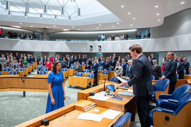 Beëdiging van Dieke van Groningen.